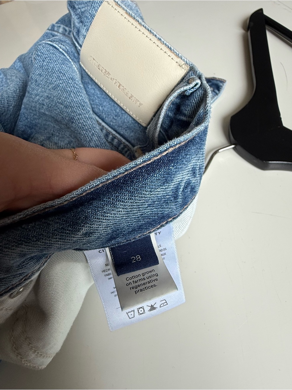 Citizens Of Humanity Annina Light Blue Wide-Leg Jean in colour Muese - Picture 5 of 8